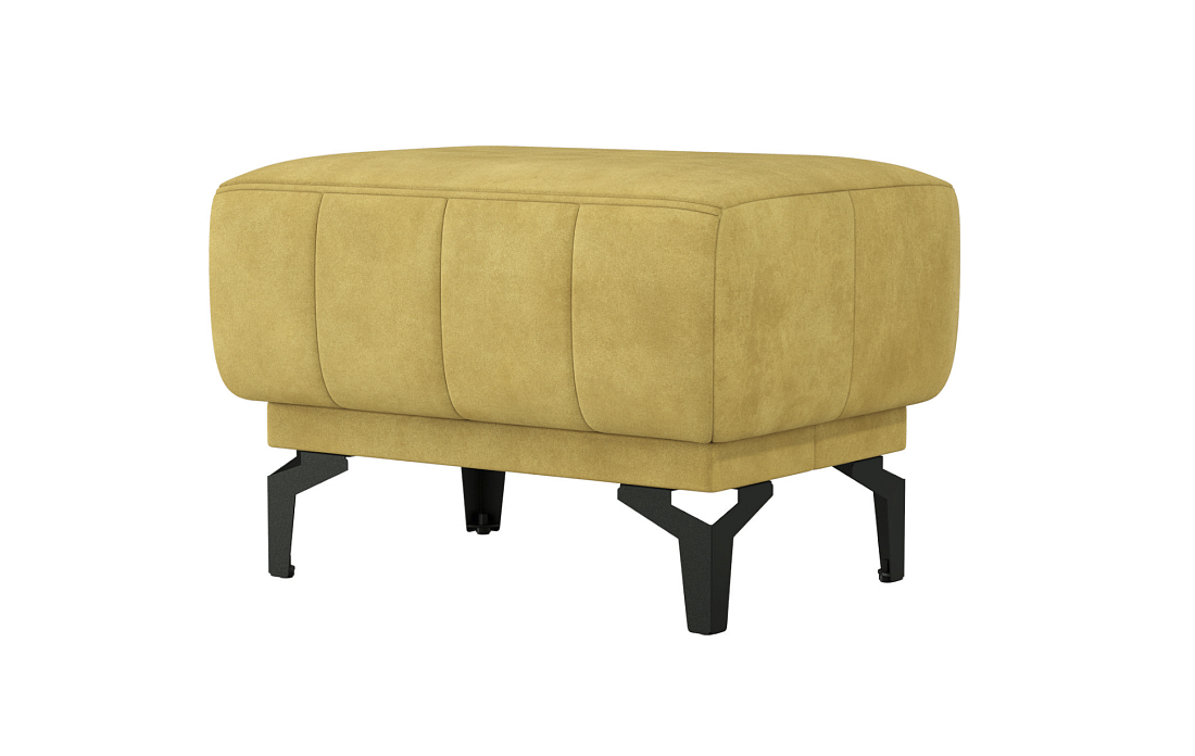 Одри / пуф велюр Олимпия 170 горчичный